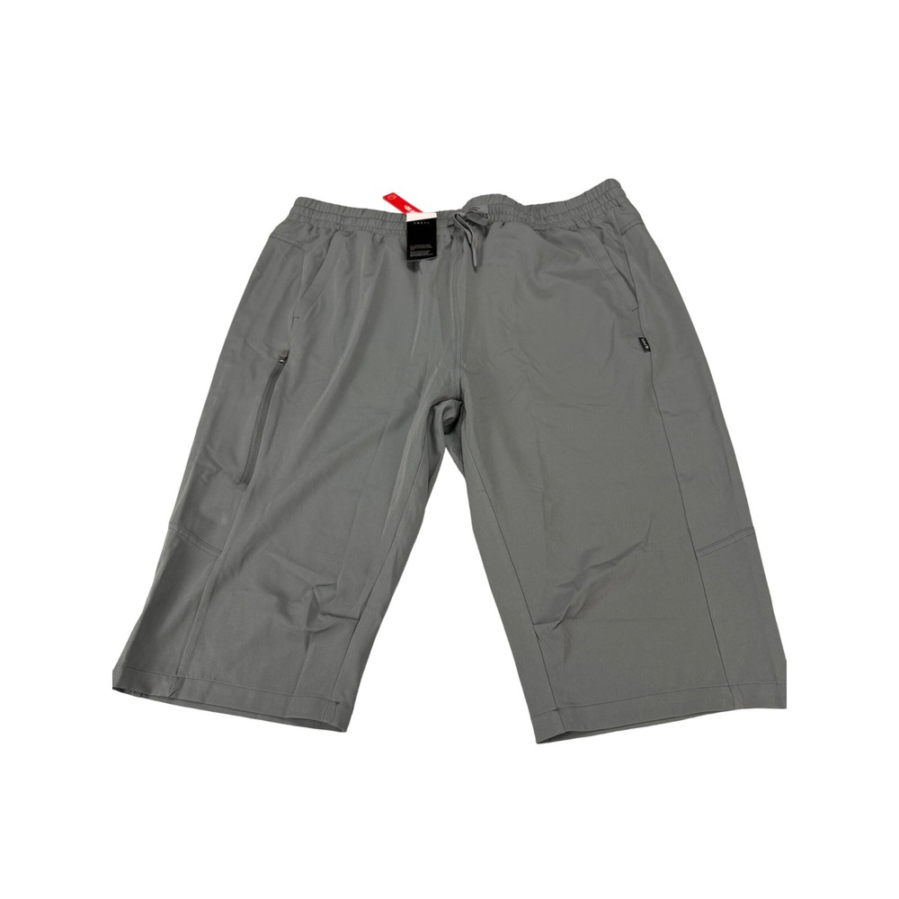 Baleaf Women Gray Water Resistant Hiking Capri Pants UPF 50+ Size 2XL NWT